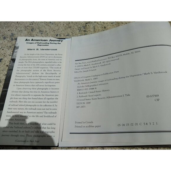 An American Journey: Images of Railroading During the Depression by Mark S.... - Picture 5 of 11